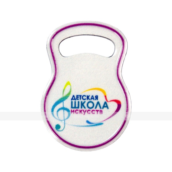 Гардеробные номерки криволинейной формы двусторонние на основе алюминиевой композитной плиты 3 мм с защитным покрытием 65 х 45 мм – фото № 2