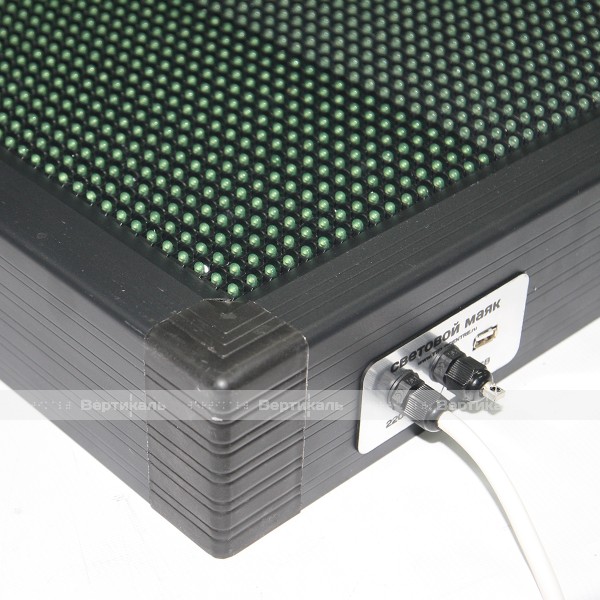 Светодиодное табло зеленого свечения 400 x 1040 x 90мм – фото № 2