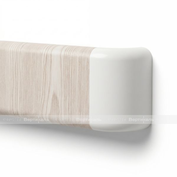 Поручень-отбойник с AL усилителем ГОРИЗОНТ H140, декоративное покрытие «Дерево», выставочный – фото № 3