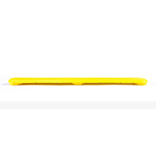 Полоса тактильная для Тифлопола-10, гладкая, жёлтая, 207х25х8, (направление движения, зона получения услуг) – фото № 2