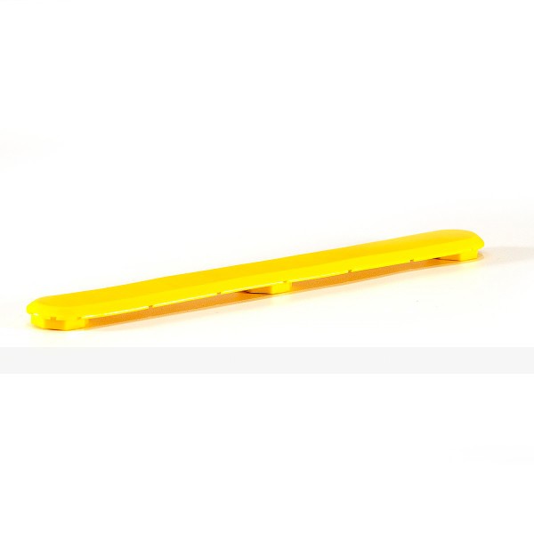 Полоса тактильная для Тифлопола-10, гладкая, жёлтая, 207х25х8, (направление движения, зона получения услуг) – фото № 3