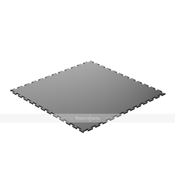 Модульное покрытие для пола из ПВХ, модель 1, размер 400х400х5 мм, цвет чёрный – фото № 1