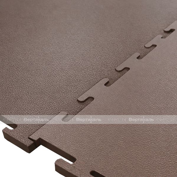 Модульное покрытие для пола, материал изделия ПВХ, масса 880 г, цвет коричневый – фото № 3