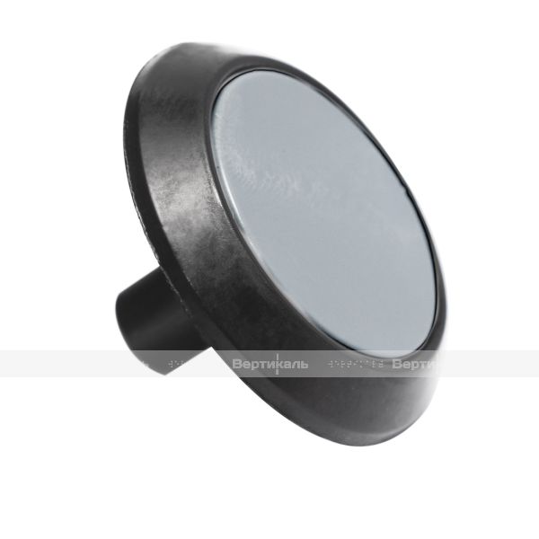 Конус гладкий, со штифтом и вставкой, D35x35, H-5мм, I-15мм, PU PL, черный и серый (преодолимое препятствие, непреодолимое препятствие) – фото № 1