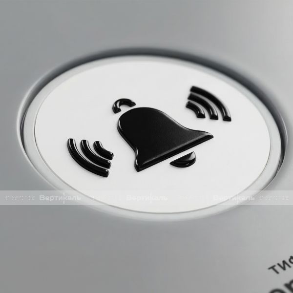 Кнопка вызова помощи Тифловызов, антивандальная, сенсорная, нержавеющая сталь с порошковой покраской серого цвета – фото № 4