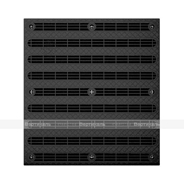 Плитка тактильная (направление движения, полоса) противоскользящая, 500х540х5, ПУ, черный – фото № 5