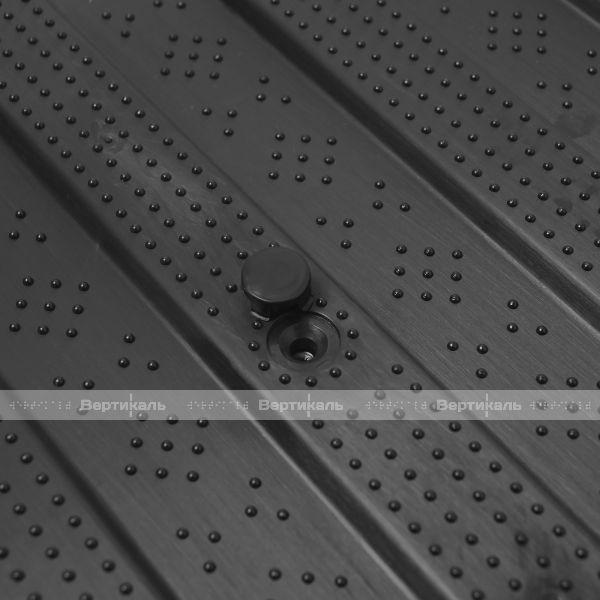 Плитка тактильная (направление движения, полоса) противоскользящая, 500х540х5, ПВХ, черный – фото № 8