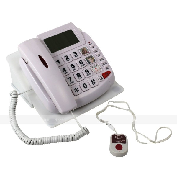 Телефон для слабослышащих, со встроенной индукционной системой – фото № 1