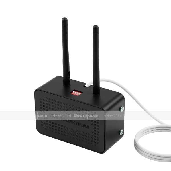 Каскадный коммутатор светозвуковой системы оповещения «СурдоЦентр WI-FI», беспроводной, черного цвета – фото № 2