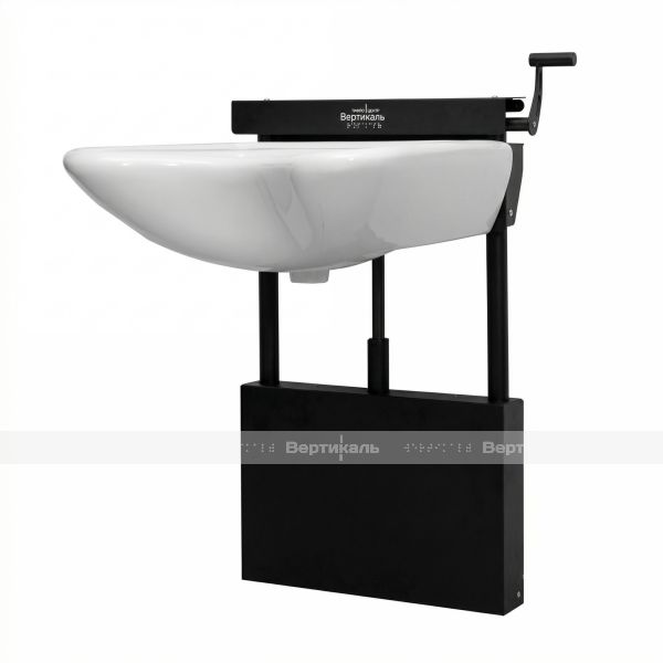 Устройство регулировки высоты раковины черного цвета – фото № 1