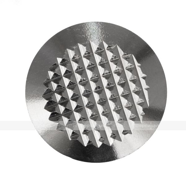 Конус тактильный, рифленый, M1, со штифтом, эконом., D35х35, H-4мм, I-13мм, AISI304 (преодолимое препятствие, непреодолимое препятствие) – фото № 2
