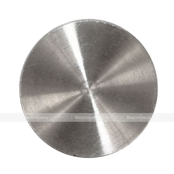 Конус тактильный, рифленый, без штифта, эконом., D35x35, H-5мм, I-0мм, AISI304 (преодолимое препятствие, непреодолимое препятствие) – фото № 2