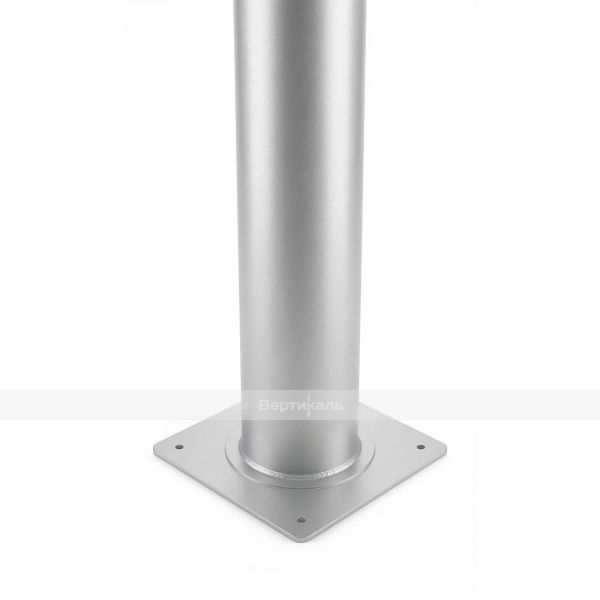 Каркас для туристического указателя серебристо-серого цвета на пять направлений с поворотными механизмами высотой 3500мм – фото № 3