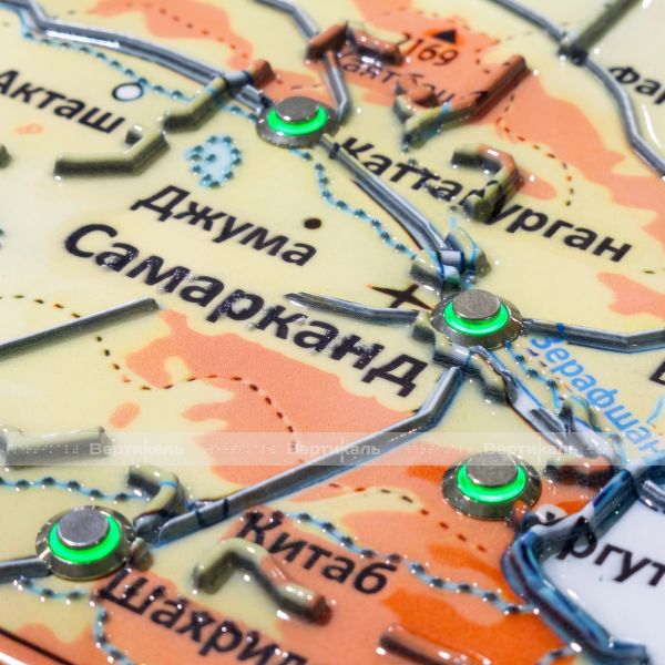 Тактильно-звуковая 2D карта Узбекистана для слабовидящих и незрячих – фото № 9