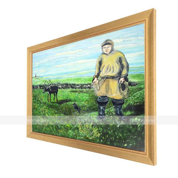 Картина 2D, Тогачев С.Т. «Пастух», тактильная – фото № 2