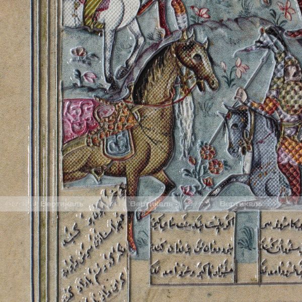 Картина 2D «Шахнаме», тактильная – фото № 7