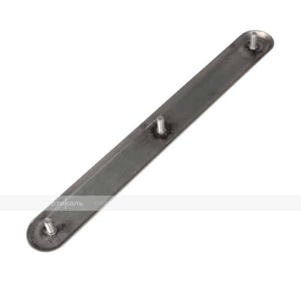 Полоса тактильная, рифленая, M1, со штифтом, эконом., 17х35х280, H-5мм, I-12мм, AISI304 (направление движения, зона получения услуг) – фото № 4