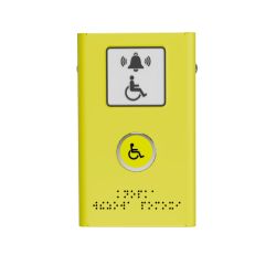Антивандальная кнопка с сенсорной активацией желтая 10279